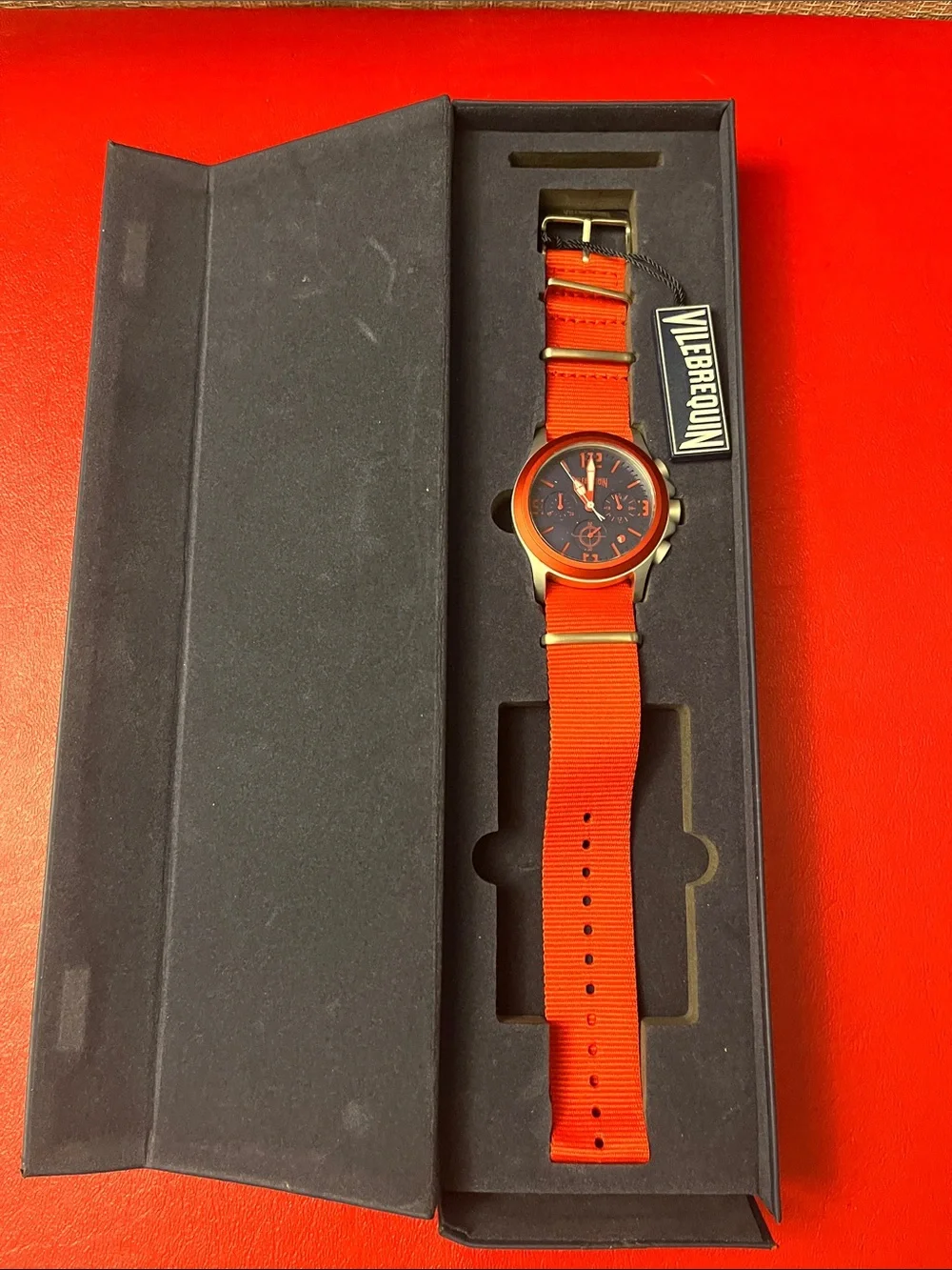 NWT Vilebrequin LIMITED EDITION Chronograph Watch In Box